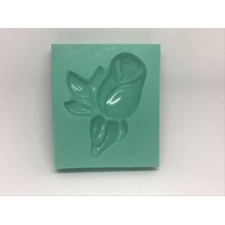 Forma de Silicone Botão Rosa- cód.FS1149