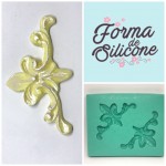 Forma de Silicone Arabesco Quina Real2 cód. FS1134