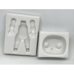 Forma de  Silicone Boneca Surprise - Coleção Cláudia Pupo cód. FS1275