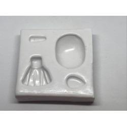 Forma de  Silicone Fadas cód. FS2115