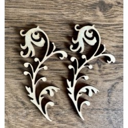 RECORTE ARABESCO FOLHAS cód. ARABESCO1