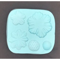 Forma de Silicone Kit Flores cód.  FS1469
