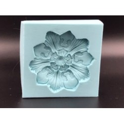 Forma de Silicone Medalhão Floral cód.  FS1479