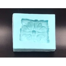 Forma de Silicone Medalhão Retangular FS1508