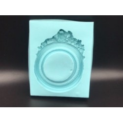 Forma de Silicone Moldura Redonda G cód.  FS1563