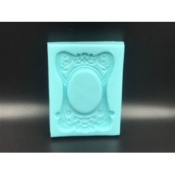 Forma de Silicone Moldura Retangular G cód.  FS1565