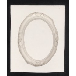 Forma de Silicone Moldura Ova 2l cód.  FS1437