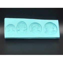 Forma de Silicone Kit Camafeu .  FS1502