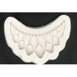 Forma de Silicone Arabesco  Babado Chantilly Oval cód.  FS1435
