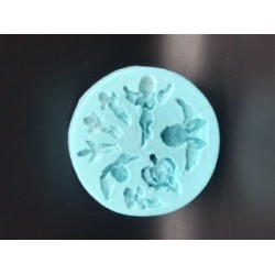 Forma de Silicone Anjinhos PP FS1524