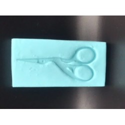 Forma de Silicone Tesoura Bico Fino  FS1517