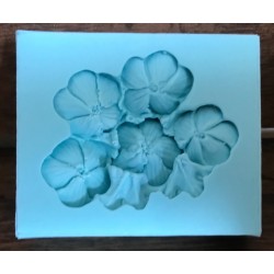 Forma de Silicone Violetas  cód.  FS1474