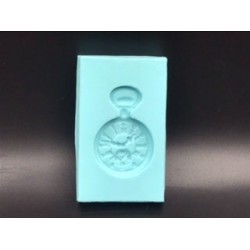 Forma de Silicone Relógio de Bolso P cód.  FS1492