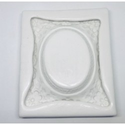 Forma de  Silicone Moldura Rococó   -  cód. FS1304