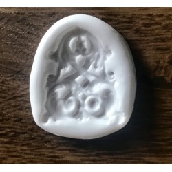 Forma de  Silicone Medalhao Real 2  -  cód. FS1308