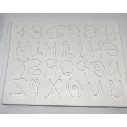 Forma de  Silicone Alfabeto Mickey G  cód. FS1178