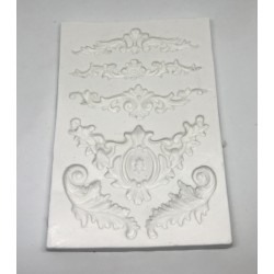 Forma de Silicone - Conjunto Arabescos - cód.FS2017