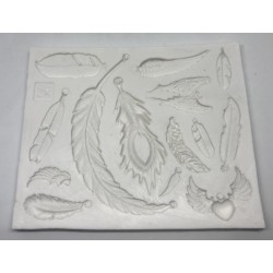 Forma de  Silicone Kit Penas cód. FS1164