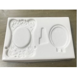 Forma de  Silicone Porta Retrato Chocolate P cód. FS1205