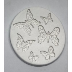 Forma de  Silicone Borboletas no jardim cód. FS1166