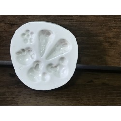 Forma de  Apliques pequenos mimos   cód. FS1190