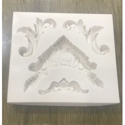 Forma de  Silicone Kit Arabescos Clássicos    cód. . FS1218