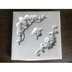 Forma de  Silicone Arabesco Luxo 1 cód. FS2040