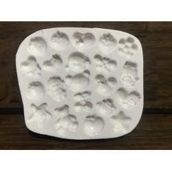 Forma de  Silicone Fábrica de Apliques P   cód. FS1186