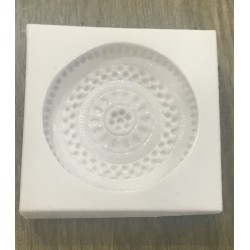 Forma de Silicone - Medalhão Redondo   - cód.FS2075