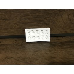 Forma de  Silicone Mini Números cód. FS1212