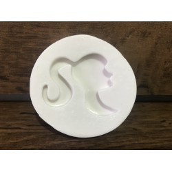 Forma de Silicone - Cabeça Barbie - cód.FS2018