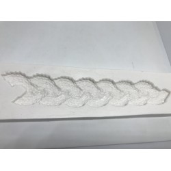 Forma de Silicone - Trança Tricô     - cód.FS2077