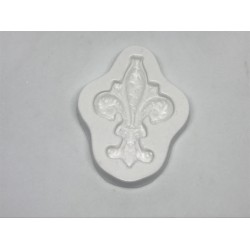 Forma de Silicone - Flor de Liz Indiana- cód.FS2067
