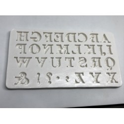 Forma de  Silicone Alfabeto  Fofo cód. FS1230