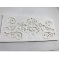 Forma de Silicone - Arabesco Rendado  - cód.FS2070