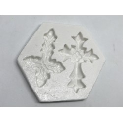 Forma de Silicone - Cruz Medieval     - cód.FS2078