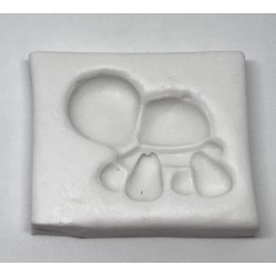 Forma de  Silicone Tartaruga - Coleção Cláudia Pupo cód. FS1269