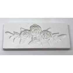 Forma de  Silicone Arabescos Rosas 1 cód. FS1260