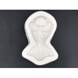 Forma de Silicone Corpete cód.  FS1418