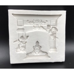 Forma de Silicone Lareira cód.  FS1417