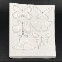 Forma de Silicone Borboletas 2 cód. FS1372