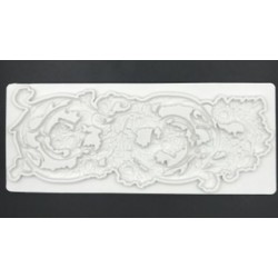 Forma de Silicone Arabesco Floral cód. Já FS1386