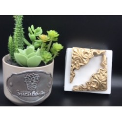 Forma de Silicone Ponteira Triangular - cód. FS1334