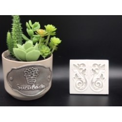 Forma de Silicone Mini Arabesco 1-  cód. FS1363