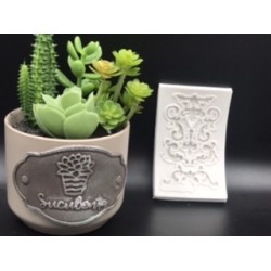 Forma de Silicone Minii Arabesco 2-  cód. FS1364