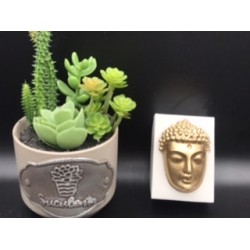 Forma de  Silicone Cabeça Buda P - cód. FS1325