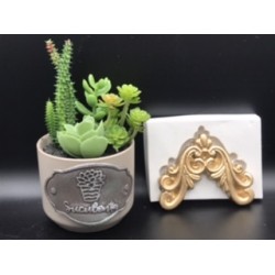 Forma de  Silicone Arabesco Romântico  -  cód. FS1322