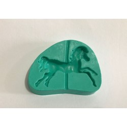 Forma de Silicone - Cavalinho Carrossel Clássico - FS2008