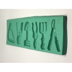 Forma de  Silicone Ferramentas do papai cód. FS2030