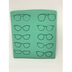 Forma de  Silicone Óculos cód. FS2029